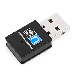Wireless USB Wi-Fi Adapter for PC, Desktop, Laptop NVR , DVR | Mini WiFi Dongle Compatible with Windows, Mac Os & Linux Kernel | Advanced Security WPA/WPA2 encryption Standards | 300 mbps