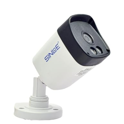 SINLOE 2 MP Color Night Vision Wired Compatible for 2MP and Above DVR, Day/Night 24 Hour Full Color Vision 1080p Full HD Weatherproof Bullet Outdoor CCTV Surveillance Camera - White